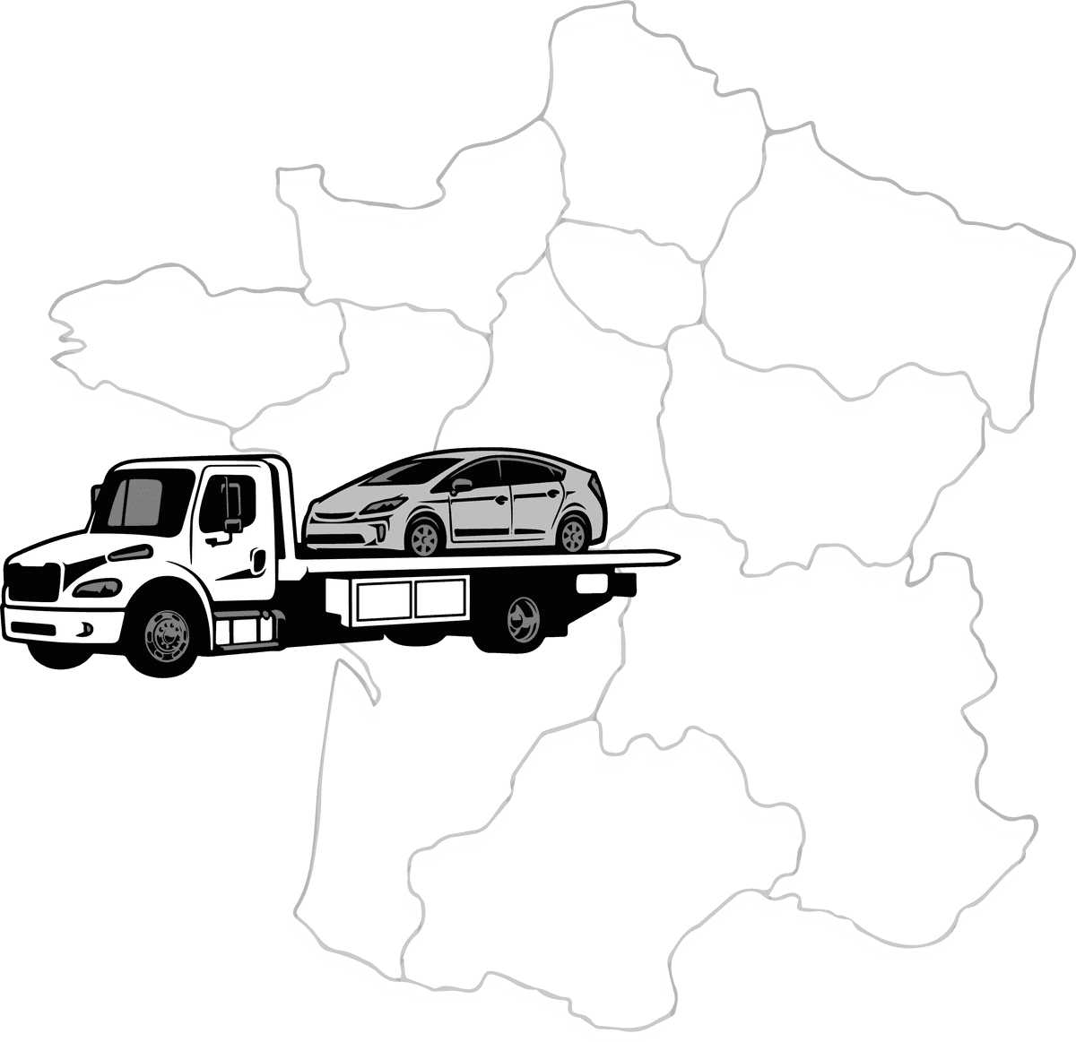 Toute la france et frontiere